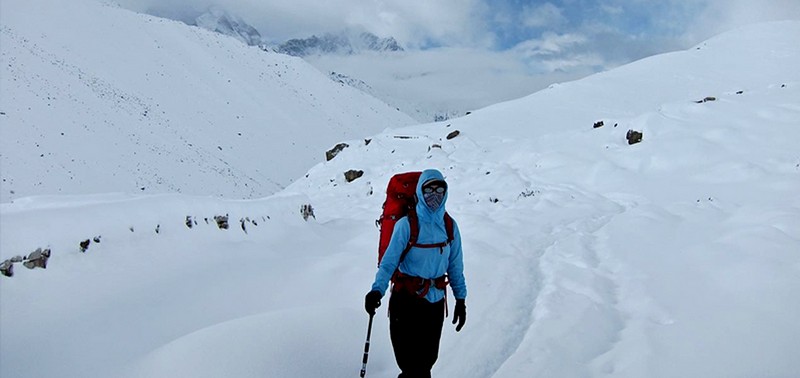 Everest Base Camp In winter