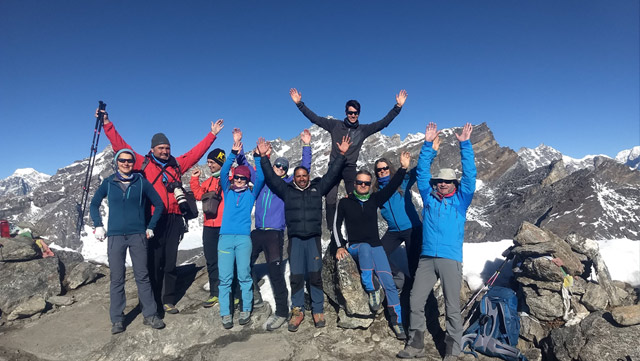 Everest base camp trek via Gokyo